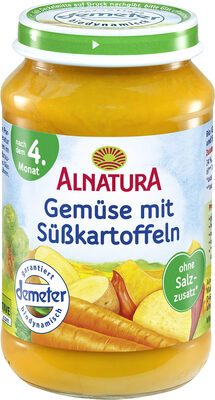 Demeter Alnatura Gemüse mit Süßkartoffeln ab 5.Monat 190g