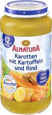 Demeter Alnatura Karotten Kartoffeln Rind ab dem 12.Monat 250g