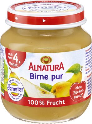 Demeter Alnatura Birne pur nach dem 4.Monat 125g