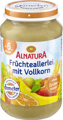 Demeter Alnatura Früchteallerlei mit Vollkorn ab dem 6.Monat 190g
