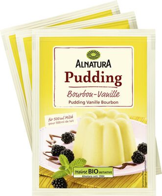 Bio Alnatura Vanillepudding für 1,5l 3x40g