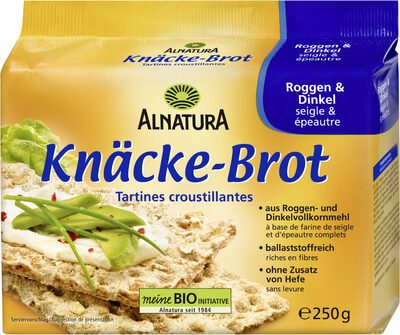 Bio Alnatura Knäckebrot Roggen & Dinkel 250g