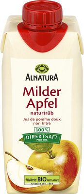 Bio Alnatura Milder Apfelsaft naturtrüb 0,33l