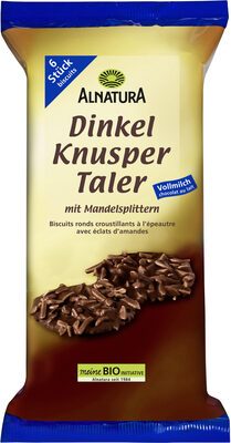 Bio Alnatura Dinkel Knusper Taler Vollmilch 100g