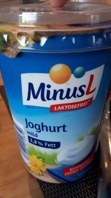 MinusL Joghurt Natur 3,8% 400g