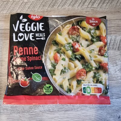 Iglo Penne con Spinaci e Pomodori 450g