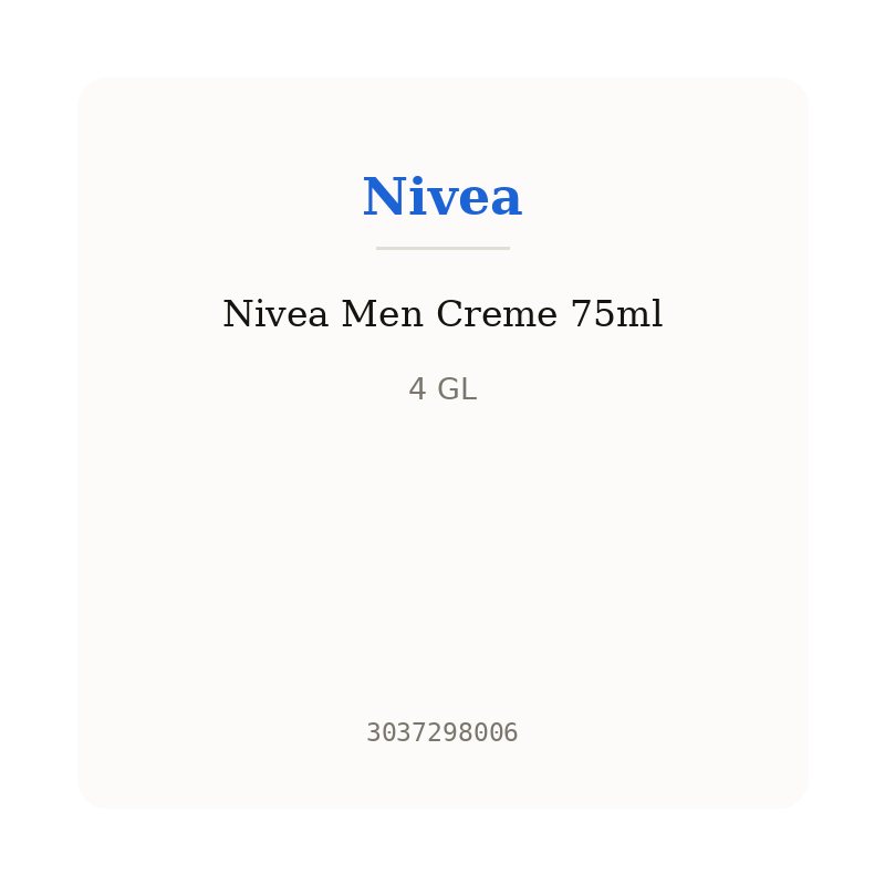 Nivea Men Creme 75ml