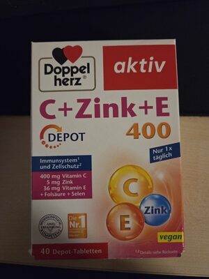 Doppelherz Vitamin C+Zink+E Depot 40Tabletten 54,7g