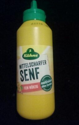 Kühne Senf mittelscharf Flasche 250ml
