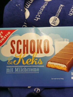 GUT&GÜNSTIG Schoko+Keks Riegel 300g