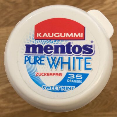 mentos Gum Pure White Sweet Mint 70g