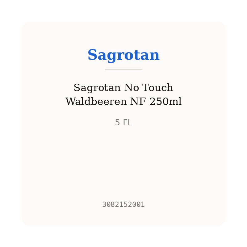 Sagrotan No Touch Waldbeeren NF 250ml