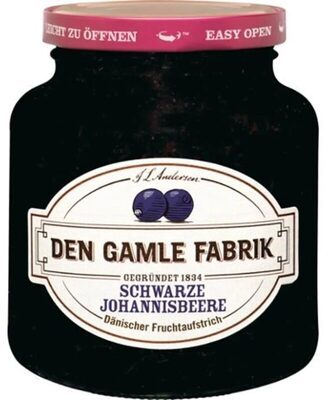 Den Gamle Fabrik Fruchtaufstrich Schwarze Johannisbeere 380g