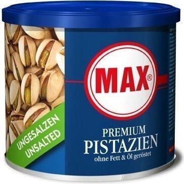 MAX Pistazien geröstet&ungesalzen 225g