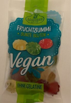 Lühders Fruchtgummi Bunte Blüten vegan 80g