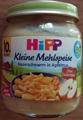 Bio Hipp Kleine Mehlspeise Kaiserschmarrn in Apfelmus ab dem 10.Monat 200g