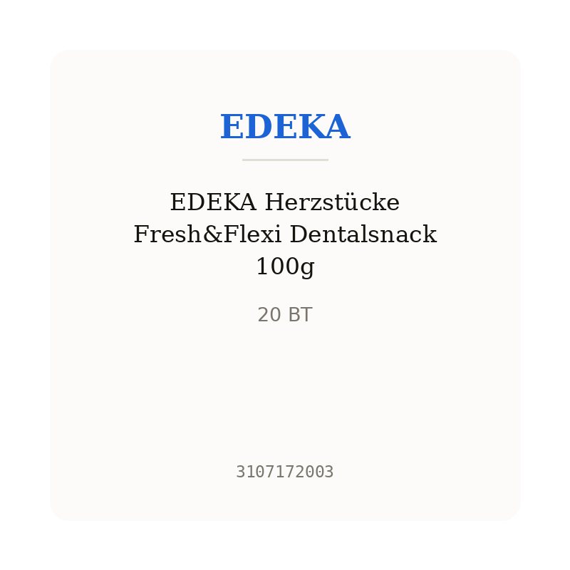EDEKA Herzstücke Fresh&Flexi Dentalsnack 100g