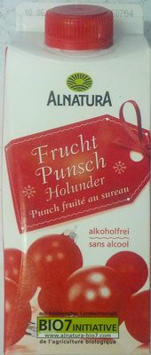 Bio Alnatura Frucht Punsch Holunder 0,75l