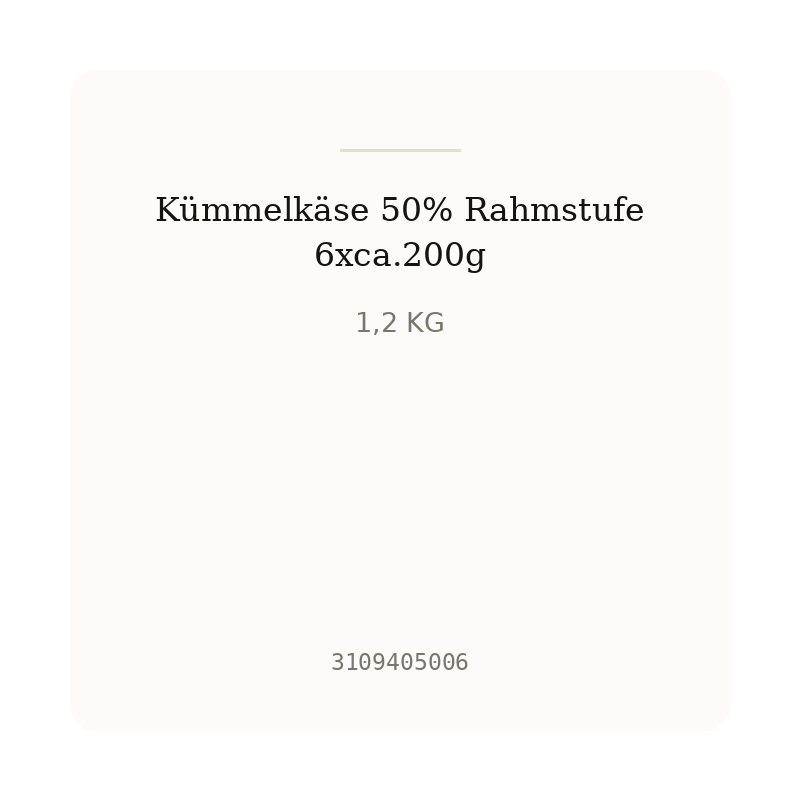 Kümmelkäse 50% Rahmstufe 6xca.200g