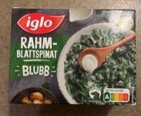 Iglo Rahmblattspinat 540g