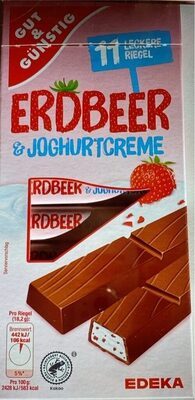 GUT&GÜNTIG Joghurt Erdbeer Riegel 200g