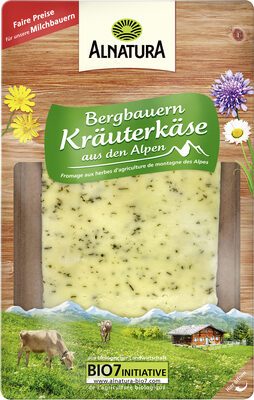 Bio Alnatura Alpen-Kräuterkäse in Scheiben 50% Rahmstufe 125g