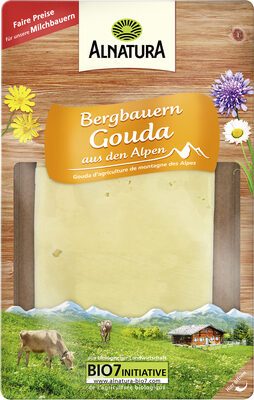 Bio Alnatura Gouda in Scheiben 45% Vollfettstufe 125g