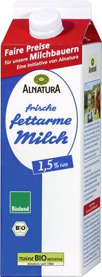 Bio Alnatura Frische Fettarme Milch 1,5% 1l