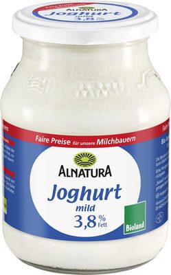 Bio Alnatura Joghurt Natur 3,8% 500g MW
