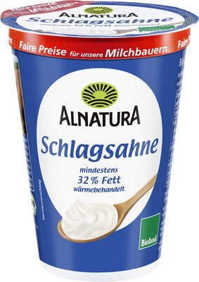 Bio Alnatura Weidemilch Schlagsahne 200g