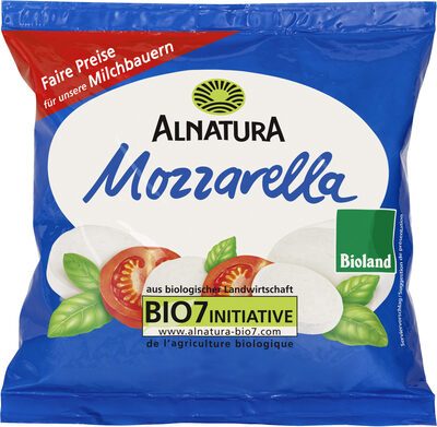 Bio Alnatura Mozzarella 45% Vollfettstufe 200g