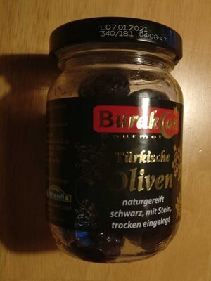 Burakcan Türkische Oliven schwarz 120g
