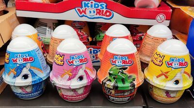 Tilbury Kids World Schoko-Vanille Dessert-Eier mit Überraschungsfigur 70g