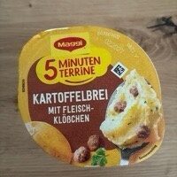 Maggi 5 Minuten Terrine Kartoffelbrei mit Fleischklößchen 46g