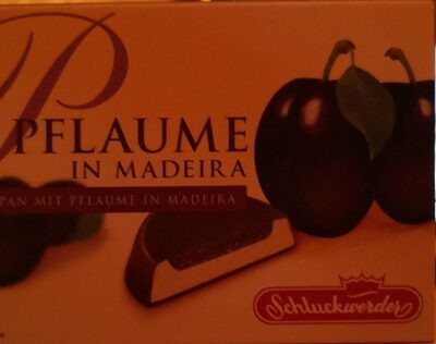 Schluckwerder Edelmarzipantaler Pflaume in Madeira 210g