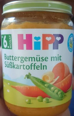 Bio Hipp Gemüse Buttergemüse mit Süßkartoffeln ab 6.Monat 190g