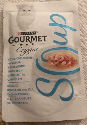 Gourmet Nature's Creations Soup Köstliche Brühe mit natürlichem Thunfisch garniert mit Garnelen 40g