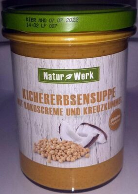 Naturwerk Kichererbsensuppe mit Kokos/Kreuzkuemmel 400g