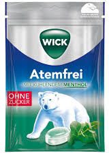 Wick Atemfrei Eukalyptus ohne Zucker 72g