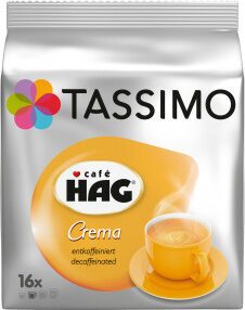 Tassimo Caffe Hag Crema entkoffeiniert 16ST 104g