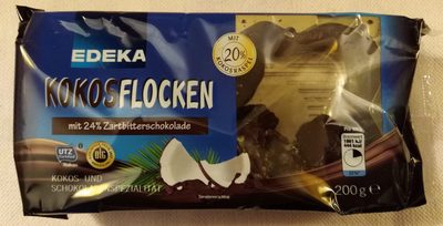 EDEKA Herzstücke Kokosflocken mit Zartbitterschokolade 200g