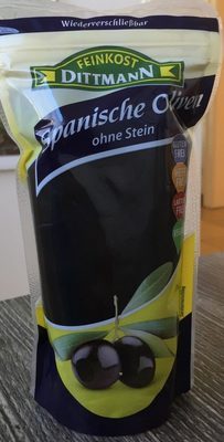 Feinkost Dittmann geschwärzte Oliven ohne Stein 250g