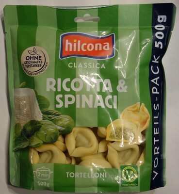 Hilcona Tortelloni Ricotta mit Spinat und Pinienkernen 500g