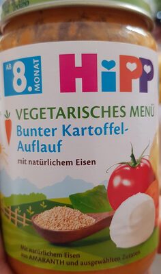 Bio Hipp Menü bunter Kartoffelauflauf ab 8.Monat 220g