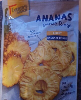 Farmer's Snack Ananasringe 120g