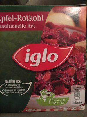 Iglo Apfel-Rotkohl portionierbar vegan 750g