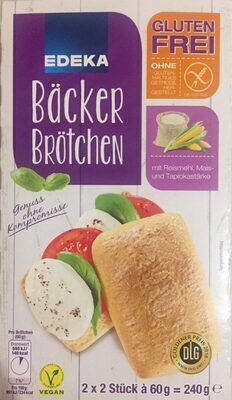 EDEKA Herzstücke Bäckerbrötchen glutenfrei 240g