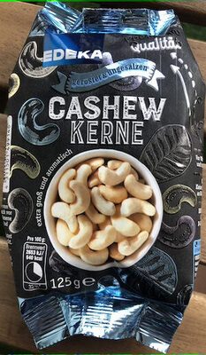 EDEKA Herzstücke Cashews geröstet ohne Salz 125g