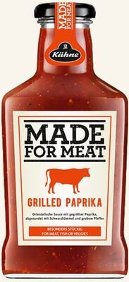 Kühne Würzsauce Made for Meat Grilled Paprika 375ml