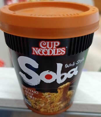 Nissin Cup Noodles Soba Sukiyaki Beef 89g